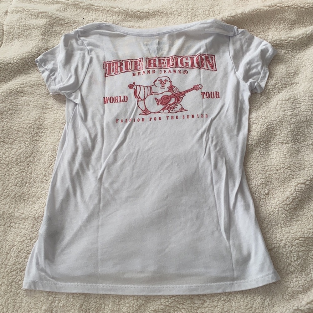 True Religion top Medium with back design